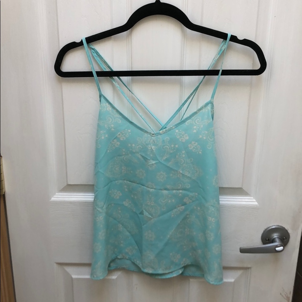 Hollister Paisley Patterned Flowy Blouse